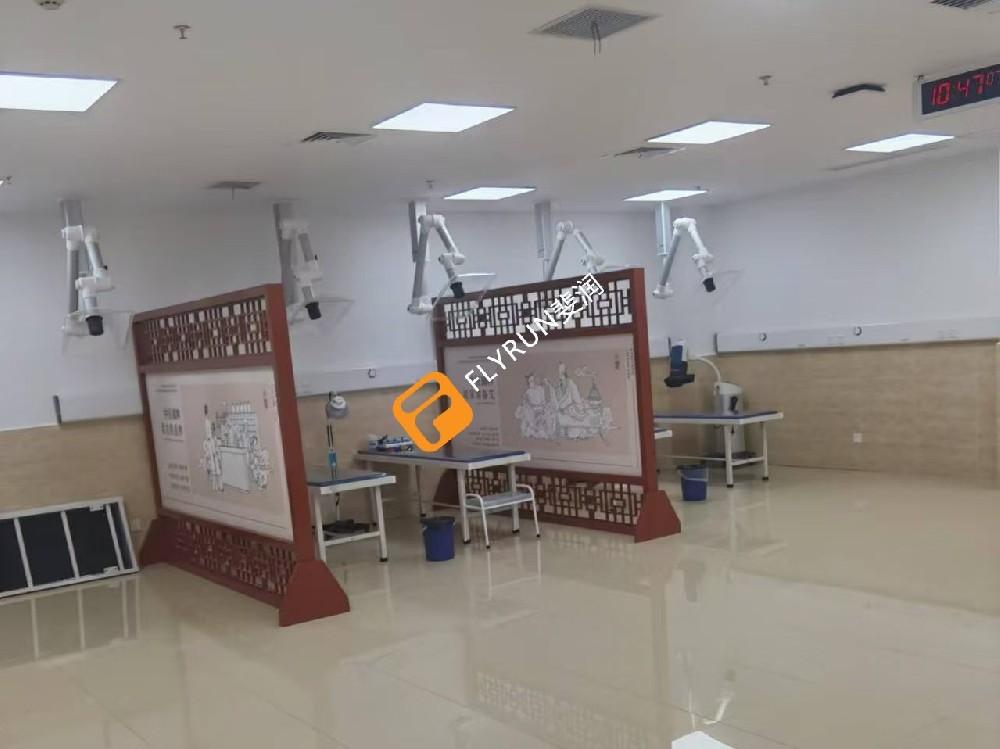 安徽安慶市醫(yī)院艾灸排煙系統安裝完成